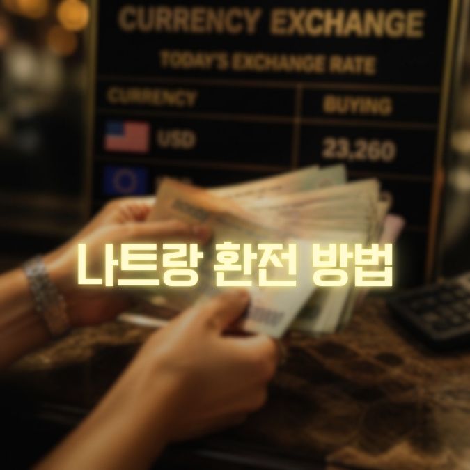 나트랑 환전 방법 깜란공항·시내 환전소·ATM 이용 순서